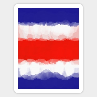 Red, White & Blue Tie Dye Sticker